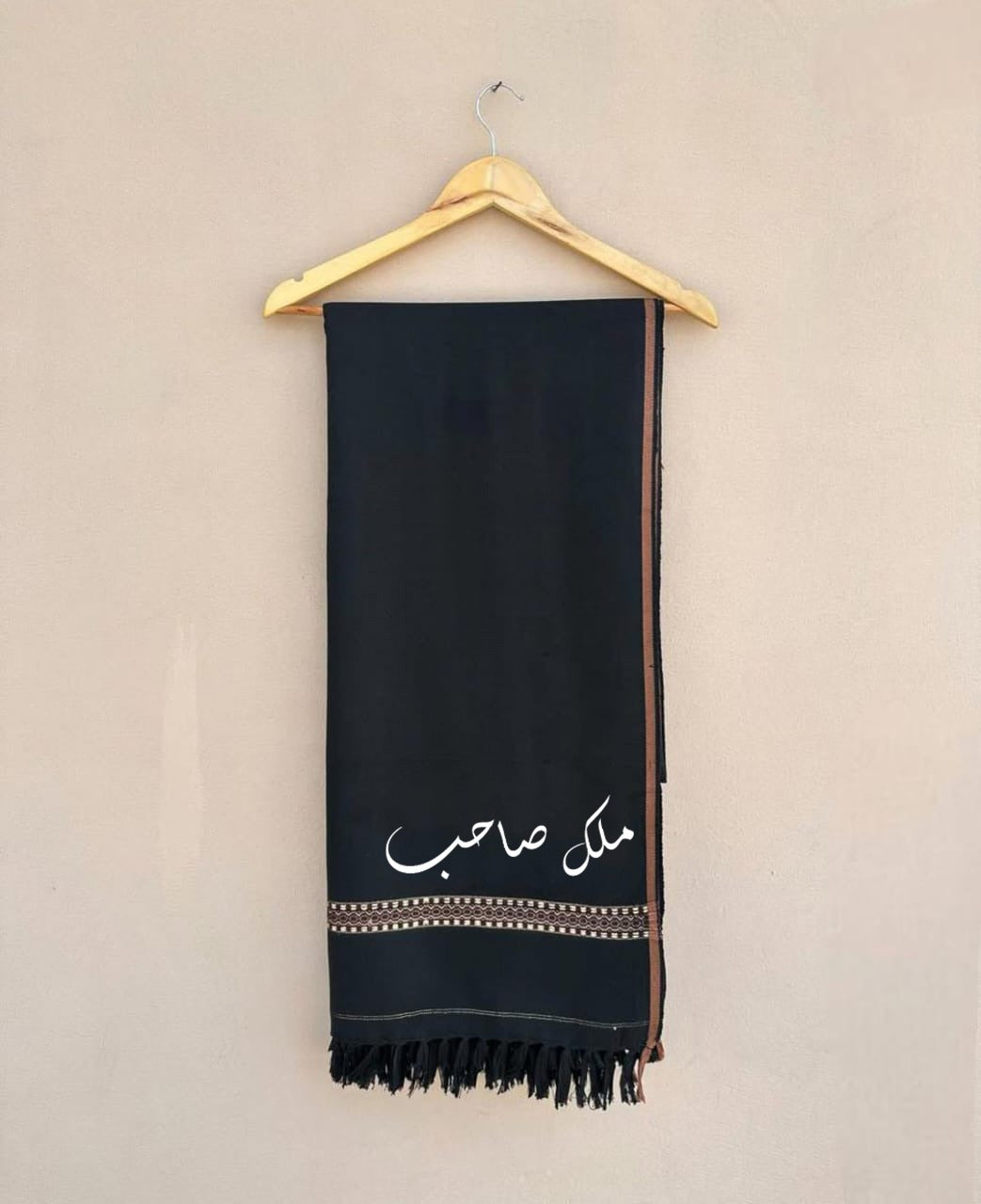 Customized printed Name Shawl wool Pashmina for Men