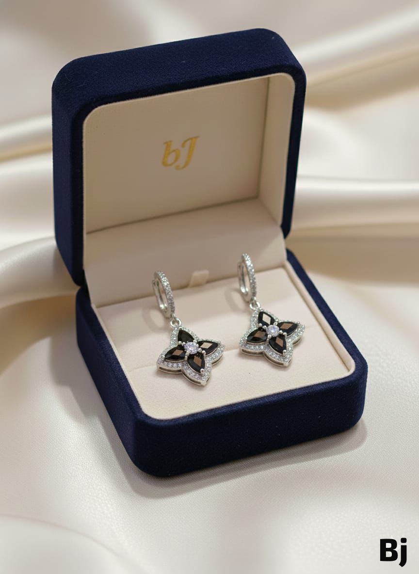 Delicate Micro Zircon Balli Style Stud Earrings