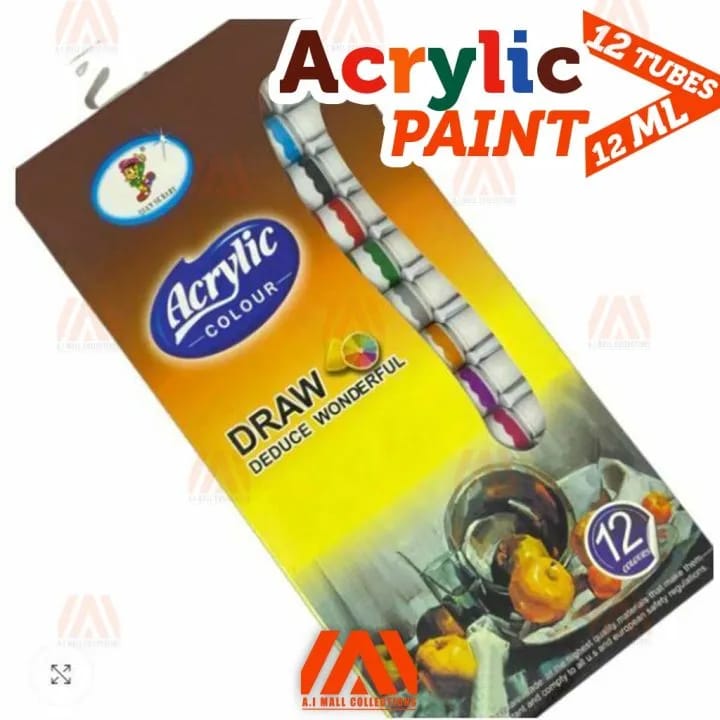 Acrylic Paints 12 colours